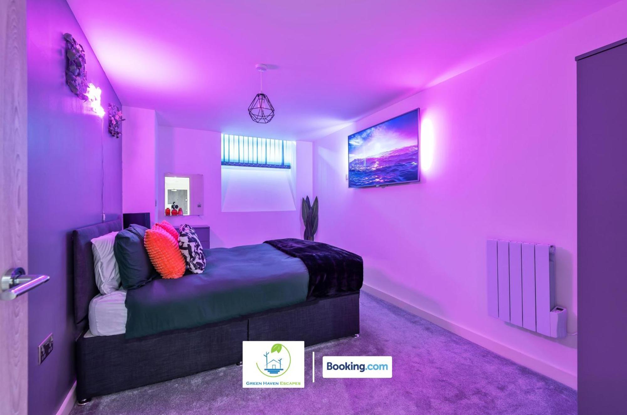 Spacious 1 Bedroom Apartment With 4K Cinema Experience By Green Haven Escapes In Bradford Bradford  Bagian luar foto
